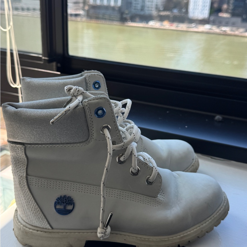 Timberland White Boots Classic Work Style